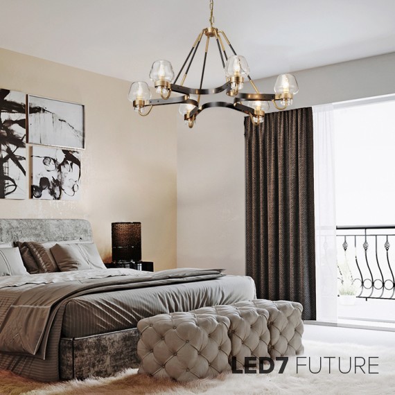 Loft Industry Modern - Goblet Circle Chandelier